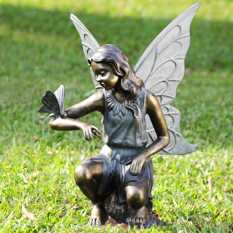 SPI Home Fairy and Butterfly Grace Garden Statue & Reviews Wayfair